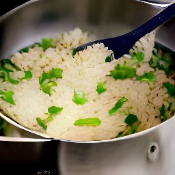 a cool asparagus-rice salad.