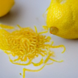 lemon zest.