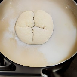 a doughy mixture.