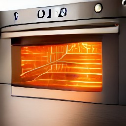 the oven set to 250°f.