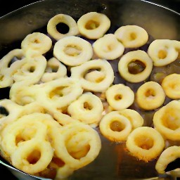 a pan of golden onions.