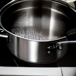 boiling water.