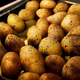 the potatoes should be roasted in the oven for 40 minutes.