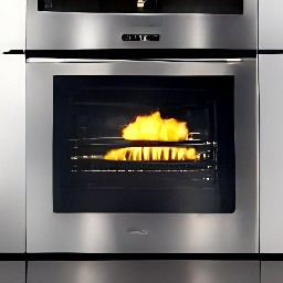 the oven preheated to 390°f.