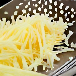 grated mozzarella cheese.