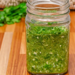 

Cilantro dressing is a vegan, gluten-free, egg-free, nut-free, soy-free and lactose free condiment made of olive oil for a tasty addition to vegetables or spices & herbs.