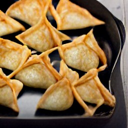 jalapeno wonton puffs.