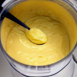 a lemon mixture.
