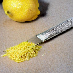 lemon zest.