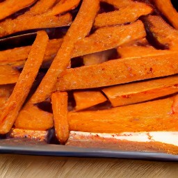 the cookie sheet baked in the oven for 15 minutes.