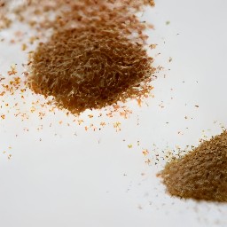 nutmeg shavings.