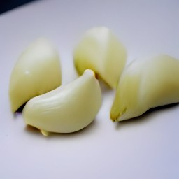 peeled garlic.