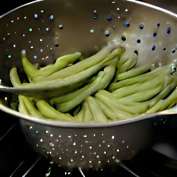 a cooked beans dish.