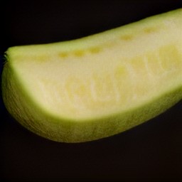 you left with zucchini halves that have had their pulp scooped out.