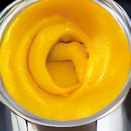 the food processor will output a butternut squash puree.