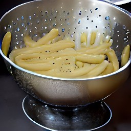 the pasta should be cooked through and the sauce should be thickened.