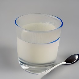 a cup of cornstarch and water that has been heated in the microwave for 1 minute.
