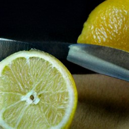 cut the shallots, shred the savoy cabbage quarters, peel the garlic, and cut the lemons.