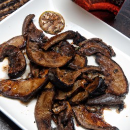 

Freshly fried white mushrooms are a delicious vegan, gluten-free, eggs-free, nuts-free, soy-free and lactose free accompaniment to dinner or European soups and stews.