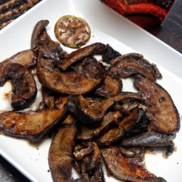 

Freshly fried white mushrooms are a delicious vegan, gluten-free, eggs-free, nuts-free, soy-free and lactose free accompaniment to dinner or European soups and stews.