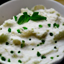 a cheese mixture.