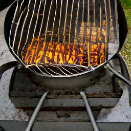 the grill heated to 250°f for 3 minutes.