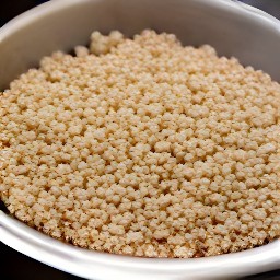 7 cups of cooked quinoa.