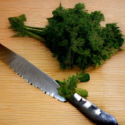 chopped parsley.