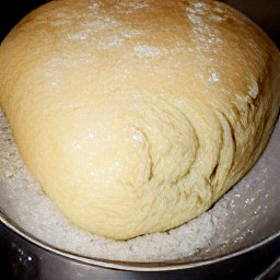 the bread machine will produce a dough after 60 minutes.