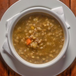 

This vegan, gluten-free lentil and barley soup is a delicious dinner option with carrots, onions and beans & grains. It's eggs-free, nuts-free, soy-free and lactose free!
