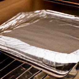 a baked item that has been in the oven for 35 minutes.