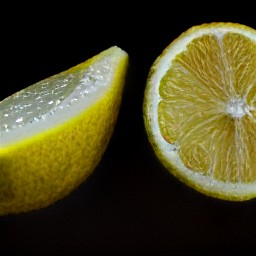 you will have cut the peeled potatoes into 1-inch pieces and cut the lemon in half.