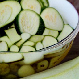 a sauce that can be used to dip zucchini and summer squash halves into.