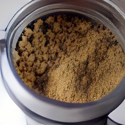 a crumbly walnut mixture.