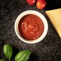 

This delicious European-style Italian tomato sauce is made with all natural ingredients, including tomato puree, tomatoes, onions, cloves and olive oil. It's eggs-free, gluten-free, nuts-free and soy-free.