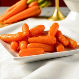

This tangy and delicious side dish is made of baby carrots and flavored with mustard - free from nuts, gluten, eggs, and soy.