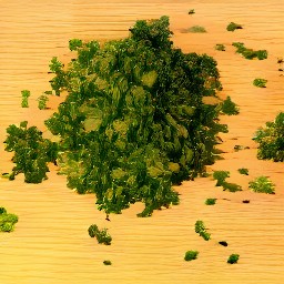 chopped parsley.
