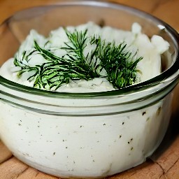the output is a dill dip.