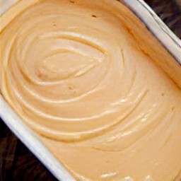 the batter is transferred to a loaf tin that has been sprayed with cooking spray.