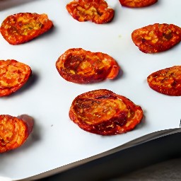 the tomatoes are removed from the heat and set aside to rest for 12 hours.