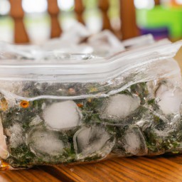 

Herbs ice cubes are a vegan, gluten and allergen-free delight of frozen spices and herbs.