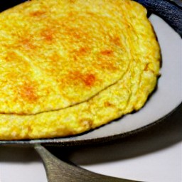 a cheese omelet.