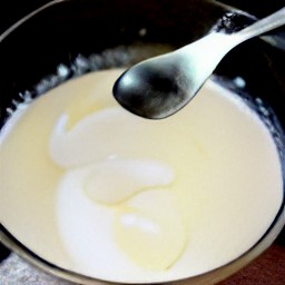 an egg mixture.