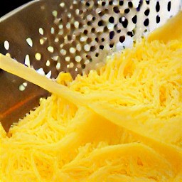 grated cheddar cheese.