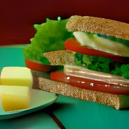 a veggie club sandwich.