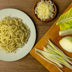 

This delicious, European-style stir-fry combines the timeless flavors of butter, sweet onions and cabbage with egg noodles for a savory dinner that's free of nuts and soy.