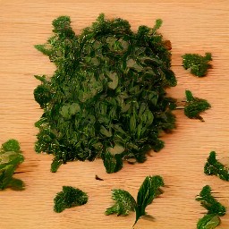 chopped parsley.