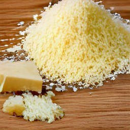 the parmesan cheese is grated.