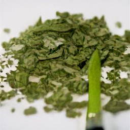 chopped spearmint.