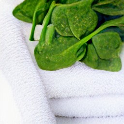 dried spinach.